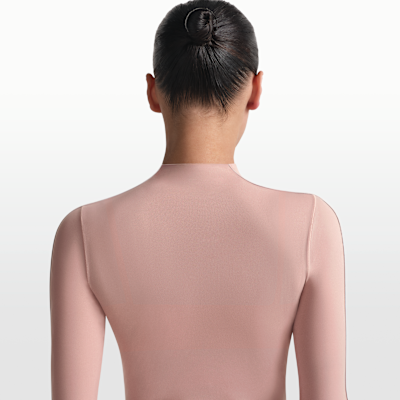 NikeSKIMS Weightless Layers Women's Mock-Neck Long-Sleeve Top