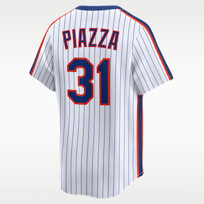 Mike Piazza New York Mets Cooperstown Men's Nike Dri-FIT MLB Limited Jersey