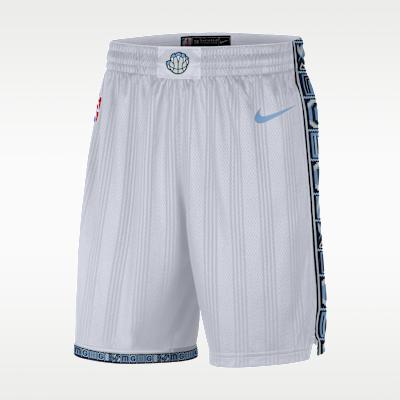 Shorts de alero polivalente de la NBA para hombre Nike Dri-FIT de los Memphis Grizzlies de la colección City Edition
