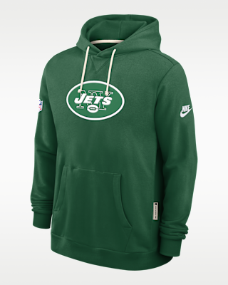 Мужское худи New York Jets Sideline Alt Nike Dri-FIT NFL Pullover Hoodie
