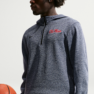 Ole Miss Rebels Nike NCAA Men's Basketball Coaches' Pullover Hoodie
