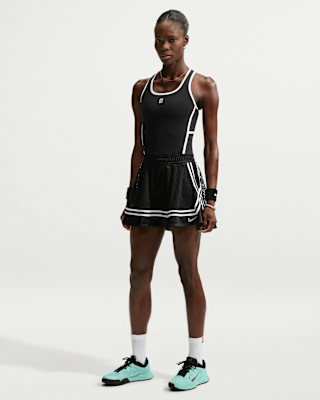 Warehouse Returned Note NikeCourt Slam Women's High-Waisted Tennis Skirt. Nike AT