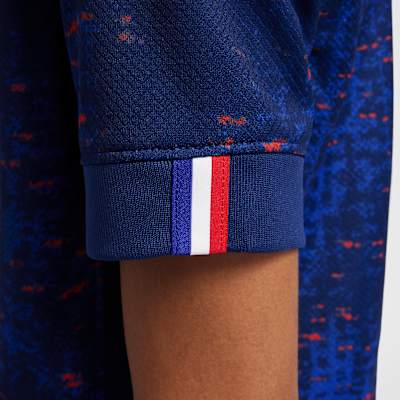 FFF 2025 Stadium Home (Women's Team) Big Kids' Nike Dri-FIT Soccer Replica Jersey