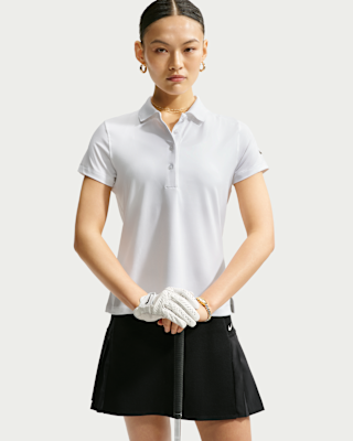 Женские шорты Nike Golf Club Dri-FIT UV Short-Sleeve Golf Polo