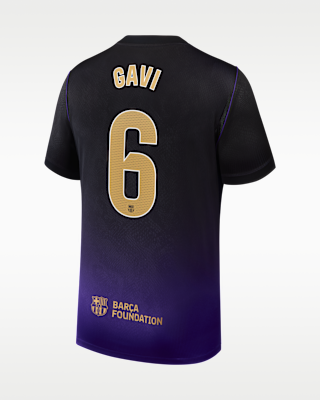 Мужские джерси Gavi Barcelona 2026/27 Stadium Away Kobe Nike Dri-FIT Soccer Jersey