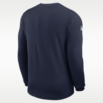 Dallas Cowboys Sideline Coach Men's Nike Dri-FIT NFL Long-Sleeve Top