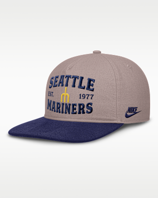 Мужские  Seattle Mariners Cooperstown Pro Nike MLB A-Frame Adjustable Hat