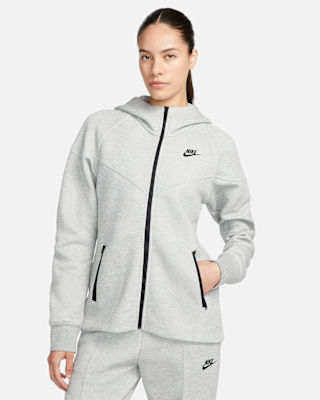 Женское худи Nike Sportswear Tech Fleece Windrunner Full-Zip Hoodie для бега
