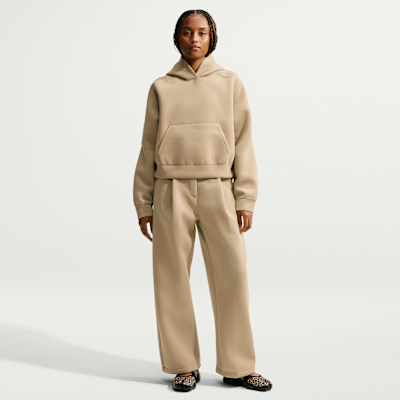 Nike Pregame Fleece Oversize Kadın Kapüşonlu Sweatshirt'ü görsel 4