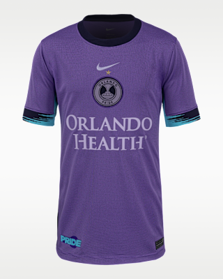 Детские джерси Barbra Banda Orlando Pride 2025 Stadium Away Big Kids' Nike Dri-FIT NWSL Replica Jersey