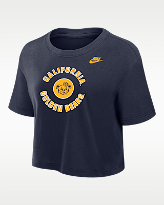 Женская футболка Cal Bears Nike Dri-FIT Cropped