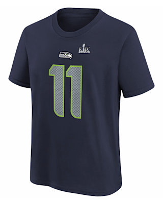 Детская футболка Jaxon Smith-Njigba Seattle Seahawks Super Bowl LX Big Kids' Nike NFL