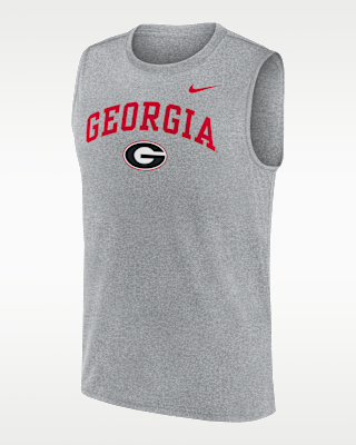 Мужские  Georgia Primetime Arch Legend Nike Dri-FIT College Muscle Tank Top