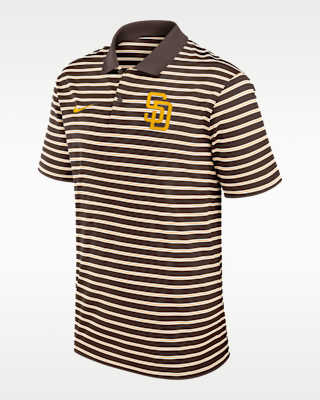 Мужские  San Diego Padres Striped Victory Nike Dri-FIT MLB Polo