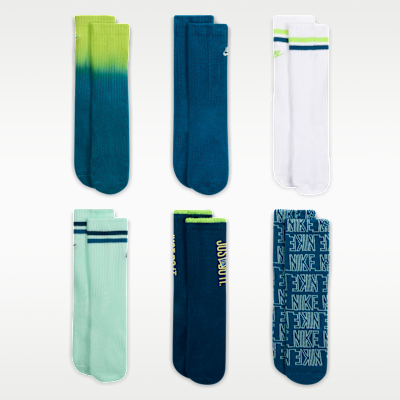 Calcetas para niños talla pequeña (6 pares) Nike Glow With Me