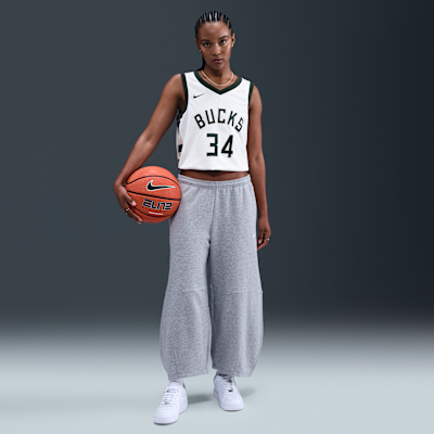 เสื้อแข่งผู้ชาย Nike Dri-FIT NBA Swingman Milwaukee Bucks Association Edition