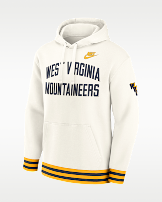 Мужское худи West Virginia Legacy Nike College Pullover Hoodie