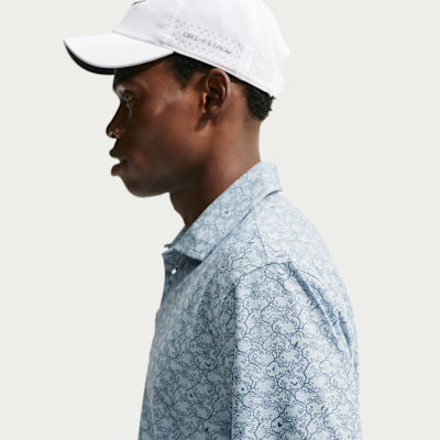 Nike Tailored Performance Microprint Erkek Golf Polo Üstü görsel 3