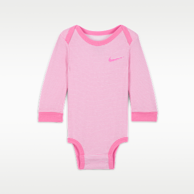 Nike Baby Essentials rompertjes met lange mouwen voor baby's (3 stuks)