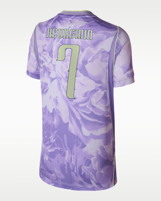 Женские джерси Son Heung-min South Korea National Team 2026 Stadium Away Big Kids' Nike Dri-FIT Soccer Jersey