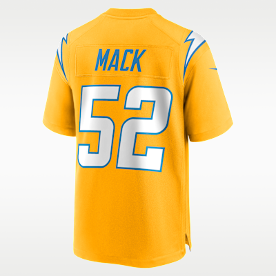 Khalil Mack Los Angeles Chargers Men's Nike NFL Game Jersey
