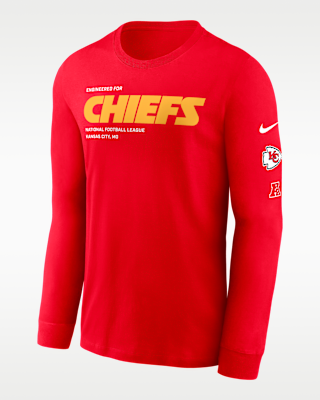 Мужская футболка Kansas City Chiefs Play To Win Essential Nike NFL Long-Sleeve