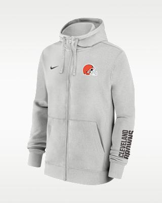 Мужское худи Cleveland Browns Club Nike NFL Full-Zip Hoodie