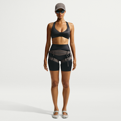 NikeSKIMS Satin Shine Kadın Plunge Sütyen görsel 4