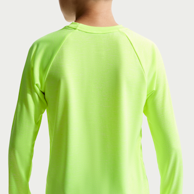 Nike Heather Big Kids' (Boys') Long-Sleeve Hydroguard Swim Shirt