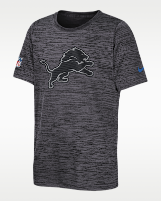 Детская футболка Detroit Lions Rivalries Collection Sideline Velocity Big Kids' Nike Dri-FIT NFL