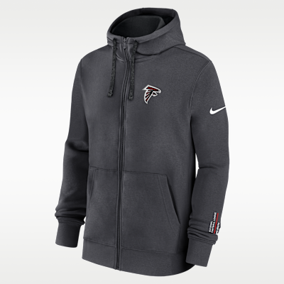 Atlanta Falcons Playbook Page Club Men's Nike NFL Full-Zip Hoodie