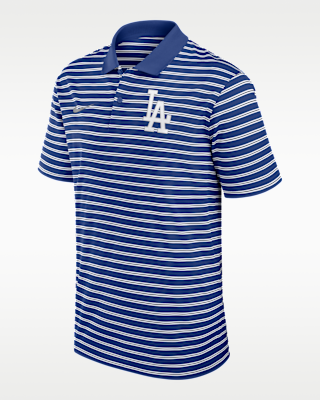 Мужские  Los Angeles Dodgers Striped Victory Nike Dri-FIT MLB Polo