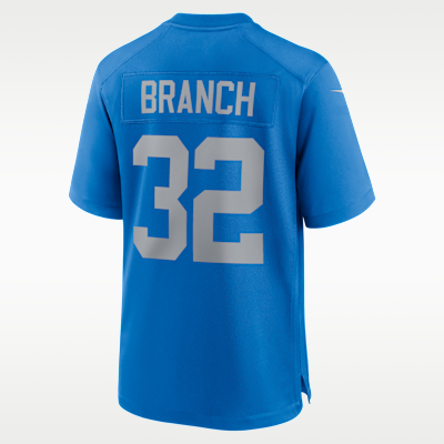 Brian Branch Detroit Lions Men's Nike NFL Game Football Jersey