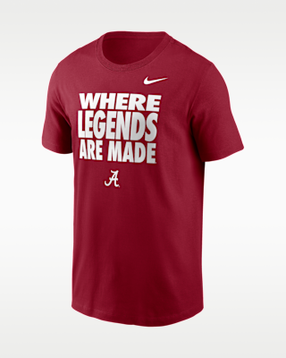 Мужская футболка Alabama Sideline Slogan Nike Dri-FIT College Long-Sleeve
