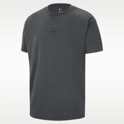 Nike Chicago Bulls Nike Erkek Basketbol Maç Öncesi Tişörtü görsel 2
