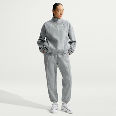 Брюки женские Nike Studio Fleece Heavyweight Plush Oversized High-Rise Pants