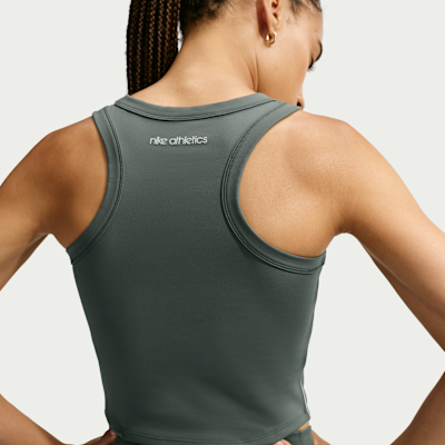 Nike One Fitted Dri-FIT Kadın Crop Atleti görsel 2