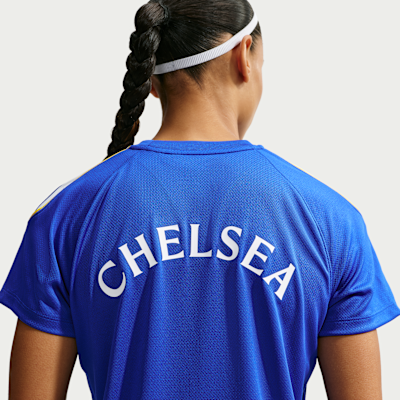 Nike Chelsea FC Strike Nike Dri-FIT Kısa Kollu Kadın Futbol Üstü görsel 2