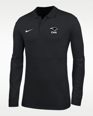 Мужские Nike College (Clark Atlanta University) Dri-FIT Long-Sleeve Polo