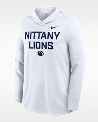 Мужские  Penn State Sideline Nike Dri-FIT College Long-Sleeve Hooded Top