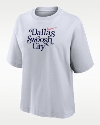 Женская футболка Nike Swoosh Cities Dallas Short-Sleeve Boxy