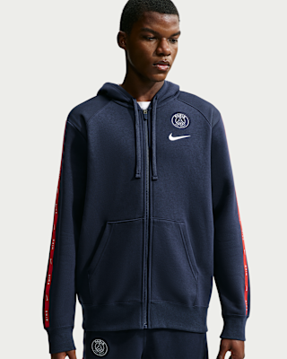 Мужское худи Paris Saint-Germain City Side Nike Soccer Full-Zip Fleece Hoodie