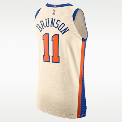 Jalen Brunson New York Knicks City Edition Men's Nike Dri-FIT ADV NBA Authentic Jersey
