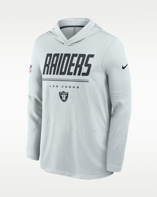 Мужские  Las Vegas Raiders Sideline Nike Dri-FIT NFL Long-Sleeve Hooded Top