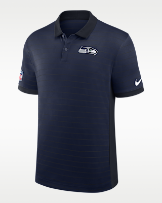 Мужские  Seattle Seahawks Sideline Victory Stripe Nike Dri-FIT NFL Polo