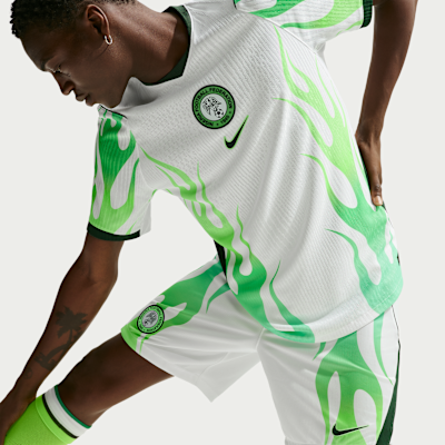 Nike Nijerya 2026 Maç Deplasman Nike Aero-FIT Orijinal Erkek Futbol Forması görsel 3