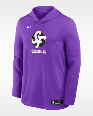 Мужские  San Francisco Giants City Connect Nike Dri-FIT MLB Long-Sleeve Hooded Top