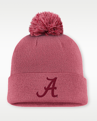 Alabama Primetime Campus Toned Men's Nike College Cuffed Pom Beanie