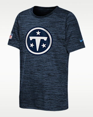 Детская футболка Tennessee Titans Rivalries Collection Sideline Velocity Big Kids' Nike Dri-FIT NFL