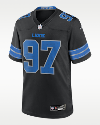 Мужские джерси Aidan Hutchinson Detroit Lions Nike NFL Game Football Jersey для футбола